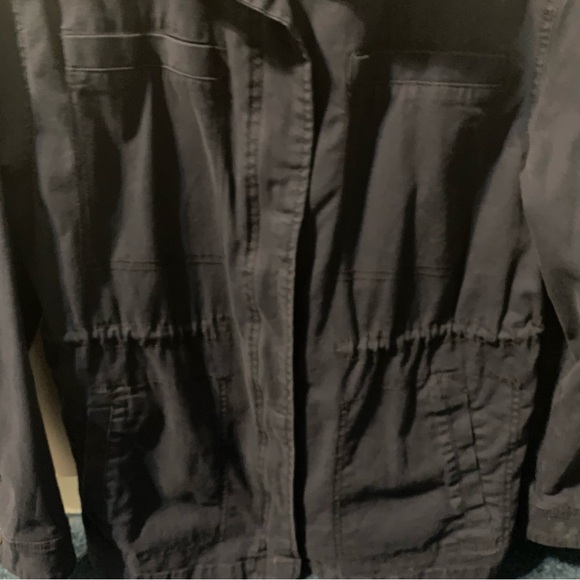 Old Navy Cargo Utility Navy Blue with Zip, Button & Drawstring Jacket. Size S - Picture 11 of 14